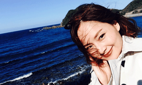 Lan Phương rạng rỡ đi công tác tại đảo Okinoshima 