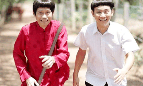 Cha con Hoài Linh gây cười với tạo hình "ngố tàu"