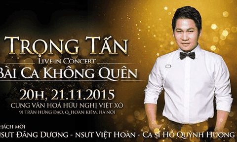 Trọng Tấn phát hoảng vì danh xưng "ông hoàng nhạc đỏ"