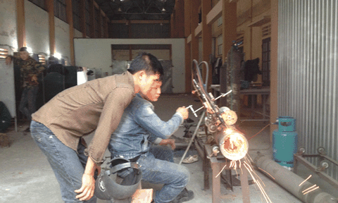 Ghi nhận ở Trung tâm dạy nghề huyện Diễn Châu