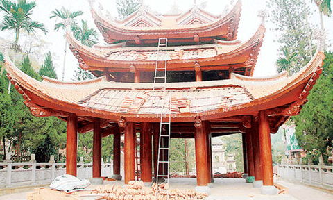 Lại phát hiện sai phạm khi tu bổ di tích ở chùa Hương 