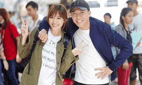 Trấn Thành nắm chặt tay Hari Won trên teaser poster “Bệnh viện ma“