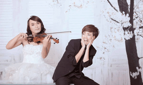 Vợ chồng Thu Trang , Tiến Luật mang tiếng cười trong Danh hài đất Việt