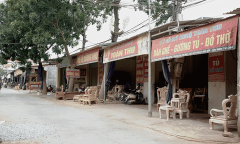 Làng nghề Vạn Điểm Tinh hoa nghề mộc cao cấp