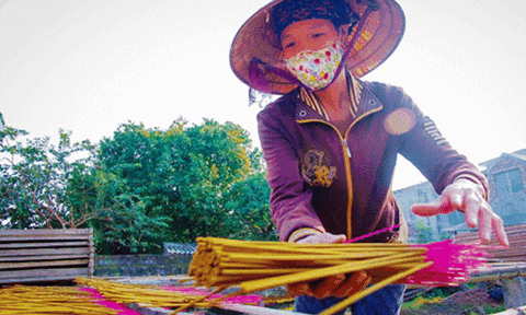 Tết về trên làng hương Cao Thôn