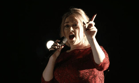  Adele khóc cả ngày sau màn trình diễn ở Grammy 58 