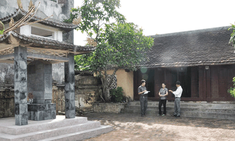 Thỏa thuận chủ trương tu bổ di tích lịch sử đình Hàm Hạ  