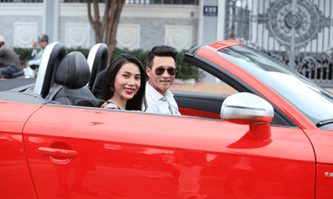 Công Vinh bất ngờ xuất hiện tại buổi ra mắt phim của Thủy Tiên