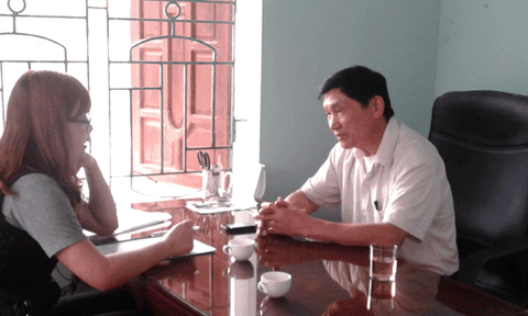 Ghi được ở HTX dịch vụ Nông nghiệp và Điện năng Minh Thành