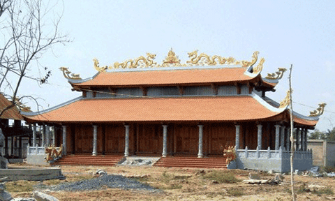 Nhà thờ tổ của Hoài Linh tiếp tục được thi công