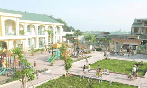 Trường mầm non Long Thành: Đạt chuẩn Quốc gia mức độ 1