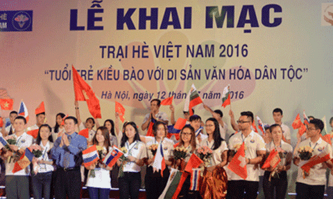 Khai mạc Trại hè Việt Nam 2016 - Tuổi trẻ kiều bào với di sản văn hóa dân tộc