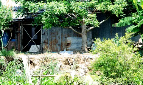  Lo sập nhà vì khai thác cát 