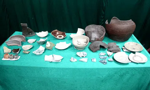 Tìm thấy gốm cổ Hizen tại thương cảng cổ Hội Thống