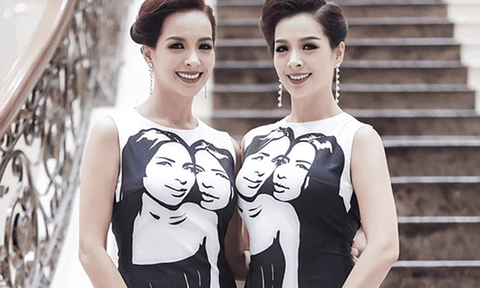  4 cặp chị em song sinh đình đám của showbiz Việt