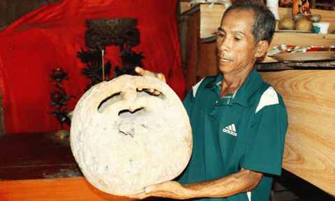 Độc đáo chiếc mõ cổ ở chùa Thắng Quang