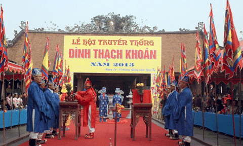 Thạch Khoán - Ngôi đình cổ duy nhất của người Mường trên đất Phú Thọ