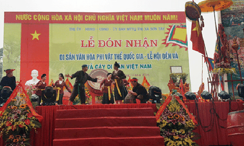 Lễ hội Đền Và đón Bằng công nhận di sản văn hóa phi vật thể quốc gia