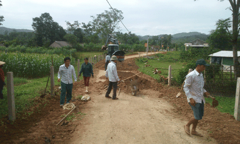 Sơn Thọ: Tập trung mọi nguồn lực để cán đích nông thôn mới vào cuối năm 2016