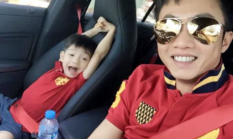  Cường Đô La vui vì con trai đam mê tốc độ giống mình