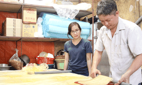 Bánh bác - đặc sản tiến vua làng Giang Xá