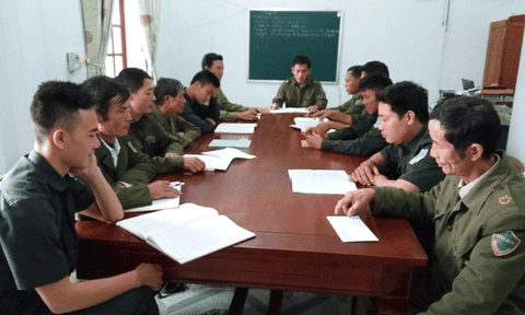 Công an xã Kỳ Hoa làm tốt công tác giữ gìn An ninh trật tự trên địa bàn