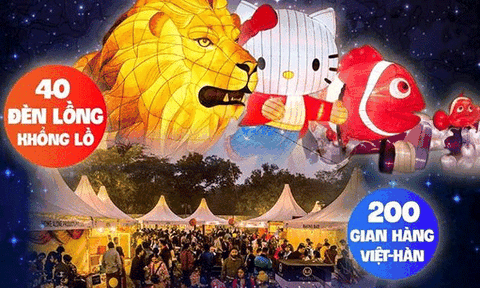 40 chiếc đèn lồng khổng lồ sẽ biến Hà Nội thành thiên đường tỏa sáng