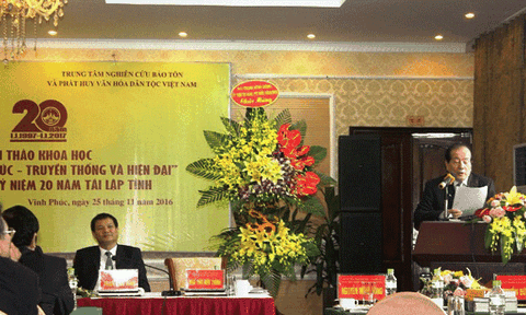 Tổng kết Hội thảo khoa học "Văn hiến Vĩnh Phúc - Truyền thống và hiện đại"