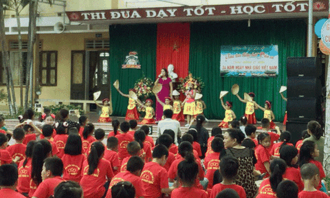 Ghi nhận ở Trường tiểu học Hòa Hiếu 2