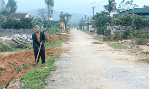 Đẩy nhanh tiến độ xây dựng NTM ở xã Cẩm Lĩnh