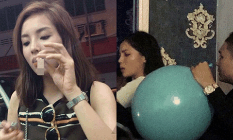Hoa hậu Kỳ Duyên lên tiếng trước hình ảnh cô phì phèo hút thuốc lá, thổi bóng cười