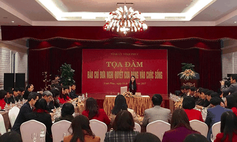 Vĩnh Phúc: Báo chí góp phần đưa Nghị quyết của Đảng vào cuộc sống