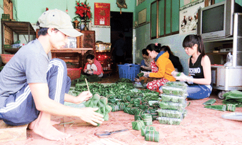 Làng nghề vào mùa Tết