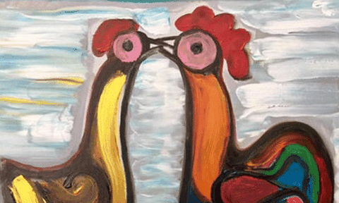 Họa sĩ Thành Chương: Năm Dậu nói chuyện vẽ gà