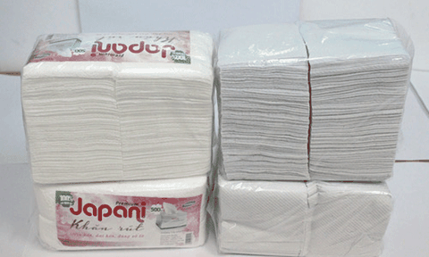 Hiểm họa từ giấy ăn kém chất lượng 