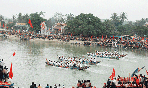 Lễ hội Đền Cờn đón nhận di sản văn hóa phi vật thể quốc gia