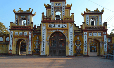 Đền Đồng Bằng: Bảo tàng mỹ thuật gỗ điêu khắc tuyệt đẹp