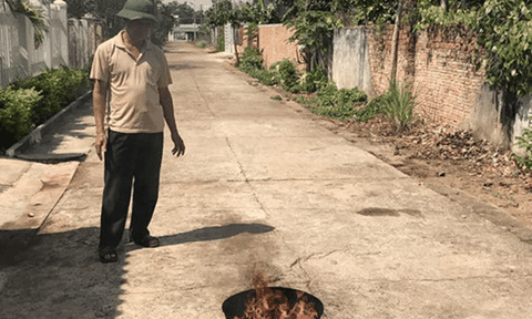 Đắc Lắk: Múc nước giếng lên đốt, lửa bốc cháy ngùn ngụt