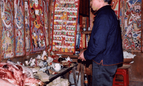 Độc đáo tranh thờ trong lễ cấp sắc của người Dao