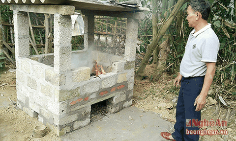 Hiệu quả mô hình mỗi gia đình xây 1 hố đốt rác thải