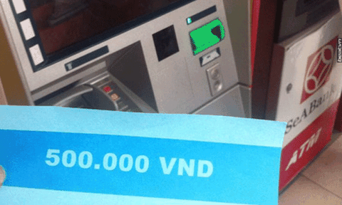 Rút tiền ATM, khách nhận được giấy in số 500.000 VNĐ, ngân hàng nói gì? 