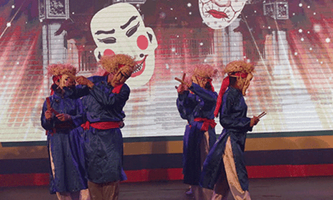 Lễ đón nhận trò Xuân Phả là Di sản Văn hoá phi vật thể Quốc gia