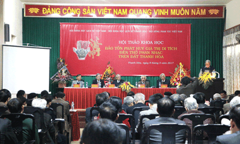 Bảo tồn phát huy giá trị di tích đền thờ Phan Nhạc trên đất Thanh Hóa