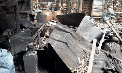 Nổ nồi áp suất nấu tàu hủ, 1 người bị đứt lìa bàn chân