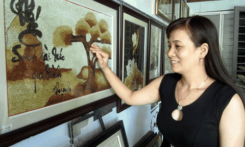 Hồn quê trong tranh gạo