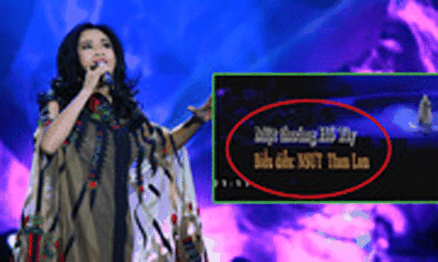 Thanh Lam lên tiếng về sự cố bị ghi nhầm tên thành 'Tham Lam'