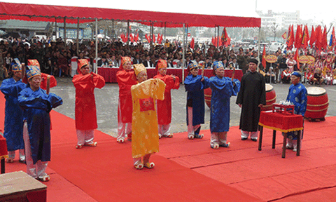 Đặc sắc khai mạc lễ hội Cầu Phúc đền Độc Cước 