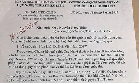 Cục Nghệ thuật biểu diễn lên tiếng về việc tạm dừng lưu hành 5 bài hát