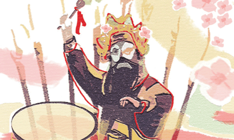 Tiếng trống tuồng rộn rã mùa xuân