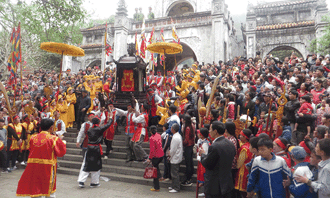 Sẵn sàng cho lễ hội đền Bà Triệu